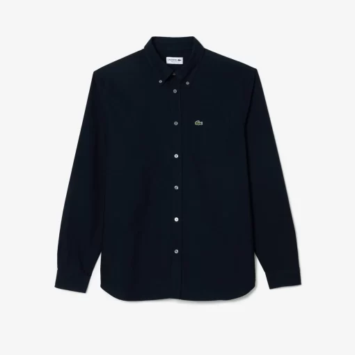 Lacoste Shirts-Regular Fit Cotton Oxford Shirt