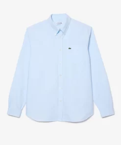 Lacoste Shirts-Regular Fit Cotton Oxford Shirt