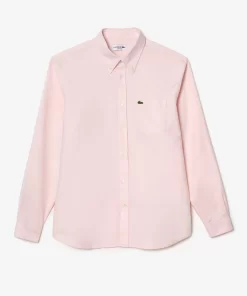 Lacoste Shirts-Regular Fit Cotton Oxford Shirt