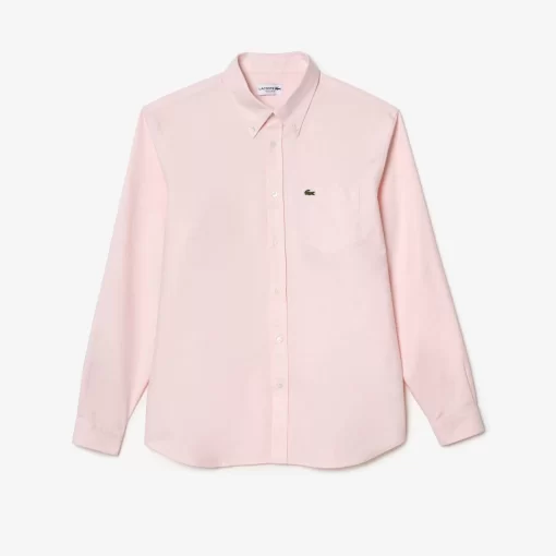 Lacoste Shirts-Regular Fit Cotton Oxford Shirt