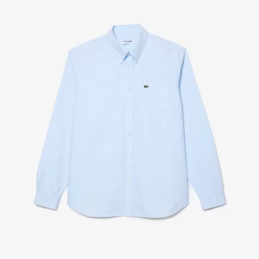 Lacoste Shirts-Regular Fit Cotton Oxford Shirt