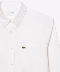 Lacoste Shirts-Regular Fit Cotton Oxford Shirt