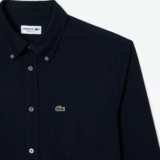 Lacoste Shirts-Regular Fit Cotton Oxford Shirt