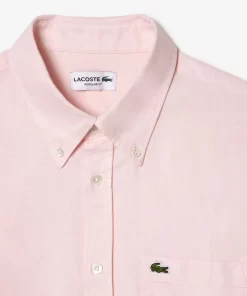 Lacoste Shirts-Regular Fit Cotton Oxford Shirt