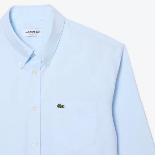 Lacoste Shirts-Regular Fit Cotton Oxford Shirt