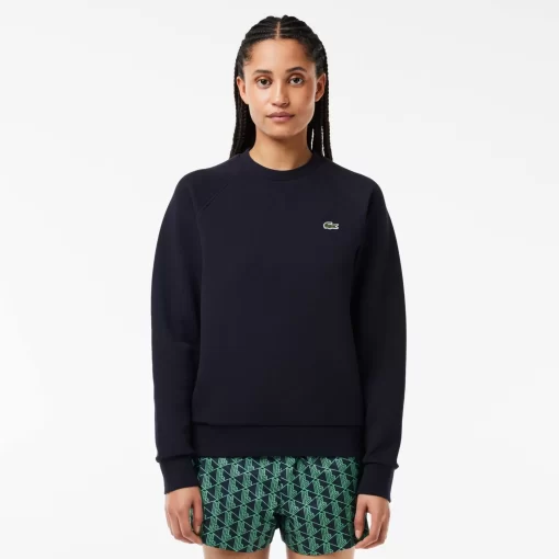 Lacoste Sweatshirts-Regular Fit Double Face Pique Crew Neck Sweatshirt