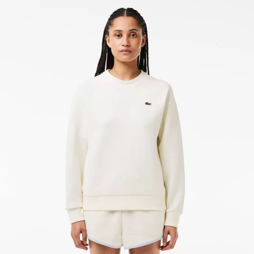 Lacoste Sweatshirts-Regular Fit Double Face Pique Crew Neck Sweatshirt