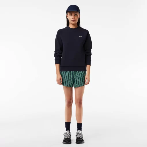 Lacoste Sweatshirts-Regular Fit Double Face Pique Crew Neck Sweatshirt