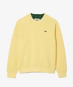 Lacoste Sweatshirts-Regular Fit Double Face Pique Crew Neck Sweatshirt