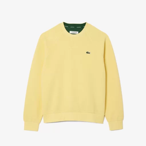 Lacoste Sweatshirts-Regular Fit Double Face Pique Crew Neck Sweatshirt