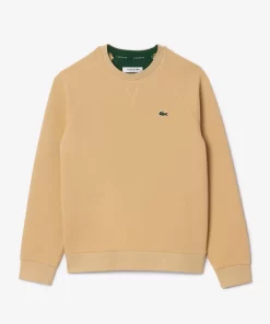 Lacoste Sweatshirts-Regular Fit Double Face Pique Crew Neck Sweatshirt