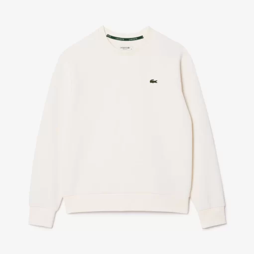 Lacoste Sweatshirts-Regular Fit Double Face Pique Crew Neck Sweatshirt