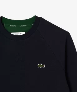 Lacoste Sweatshirts-Regular Fit Double Face Pique Crew Neck Sweatshirt