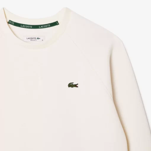 Lacoste Sweatshirts-Regular Fit Double Face Pique Crew Neck Sweatshirt