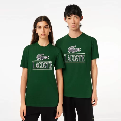 Lacoste T-Shirts-Regular Fit Heavy Cotton Jersey T-Shirt