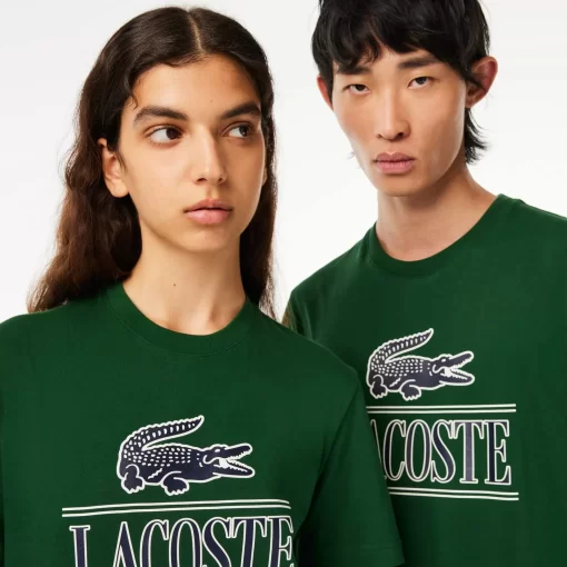 Lacoste T-Shirts-Regular Fit Heavy Cotton Jersey T-Shirt