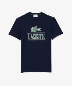 Lacoste T-Shirts-Regular Fit Heavy Cotton Jersey T-Shirt