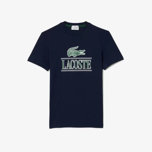 Lacoste T-Shirts-Regular Fit Heavy Cotton Jersey T-Shirt