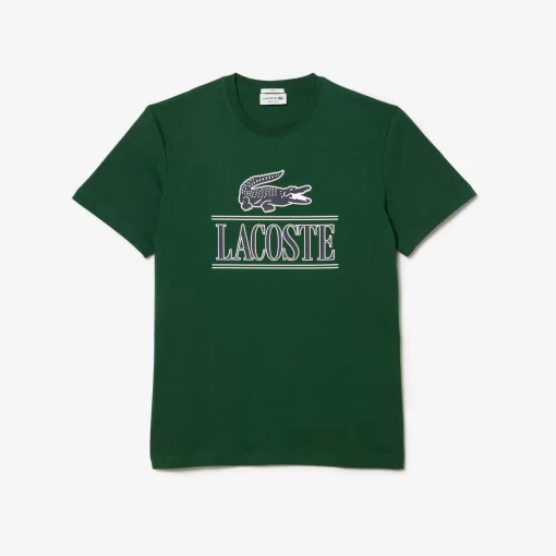 Lacoste T-Shirts-Regular Fit Heavy Cotton Jersey T-Shirt