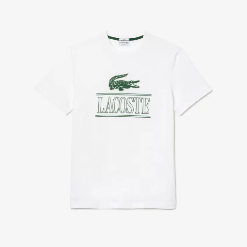 Lacoste T-Shirts-Regular Fit Heavy Cotton Jersey T-Shirt