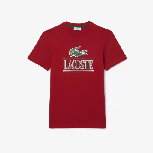 Lacoste T-Shirts-Regular Fit Heavy Cotton Jersey T-Shirt