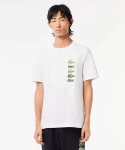 Lacoste T-Shirts-Regular Fit Iconic Croc T-Shirt