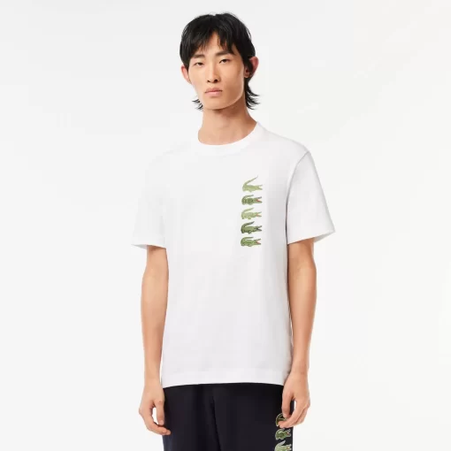 Lacoste T-Shirts-Regular Fit Iconic Croc T-Shirt