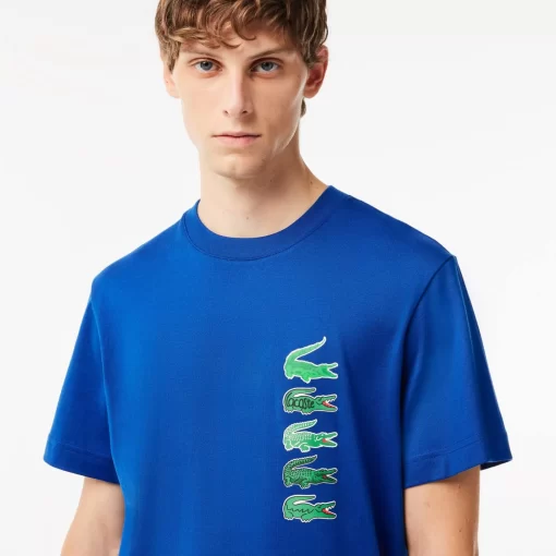 Lacoste T-Shirts-Regular Fit Iconic Croc T-Shirt