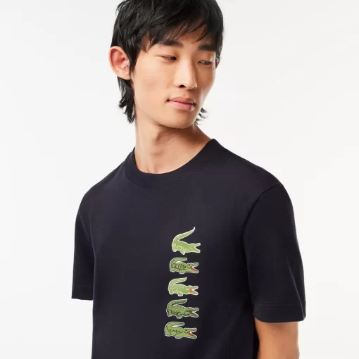 Lacoste T-Shirts-Regular Fit Iconic Croc T-Shirt