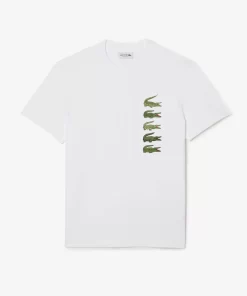 Lacoste T-Shirts-Regular Fit Iconic Croc T-Shirt