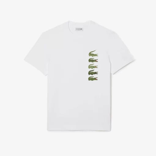 Lacoste T-Shirts-Regular Fit Iconic Croc T-Shirt