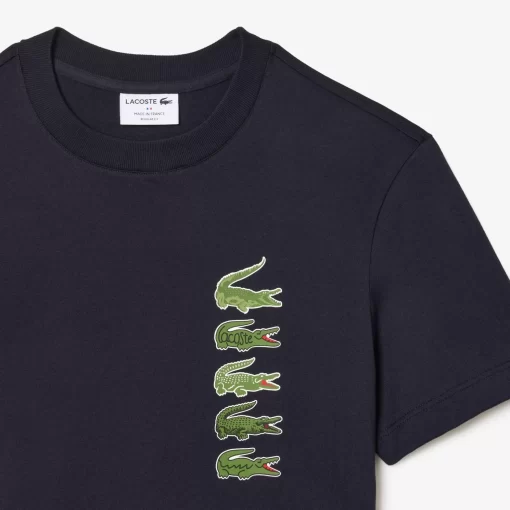 Lacoste T-Shirts-Regular Fit Iconic Croc T-Shirt