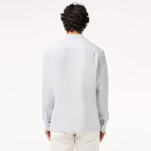 Lacoste Shirts-Regular Fit Linen Shirt