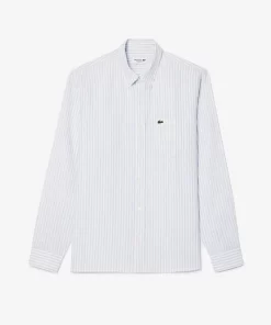 Lacoste Shirts-Regular Fit Linen Shirt