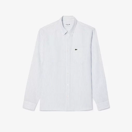 Lacoste Shirts-Regular Fit Linen Shirt