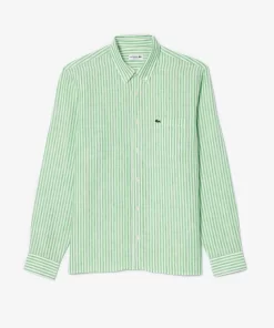 Lacoste Shirts-Regular Fit Linen Shirt