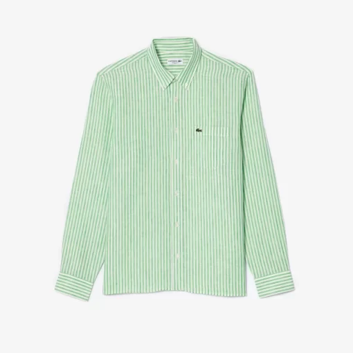 Lacoste Shirts-Regular Fit Linen Shirt