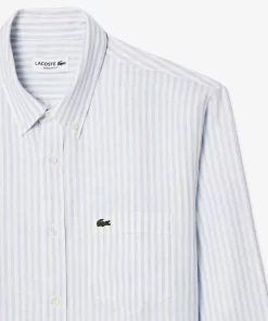 Lacoste Shirts-Regular Fit Linen Shirt