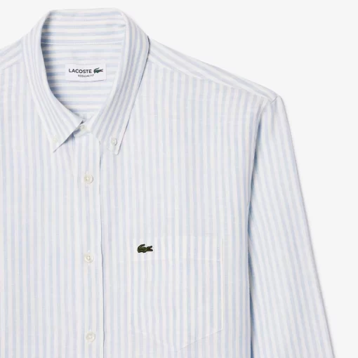 Lacoste Shirts-Regular Fit Linen Shirt