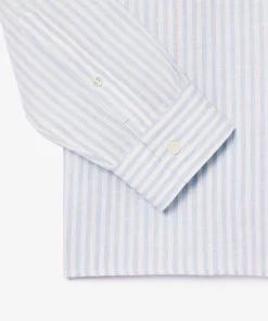 Lacoste Shirts-Regular Fit Linen Shirt