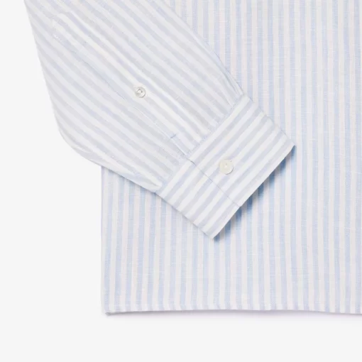 Lacoste Shirts-Regular Fit Linen Shirt