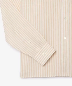 Lacoste Shirts-Regular Fit Linen Shirt