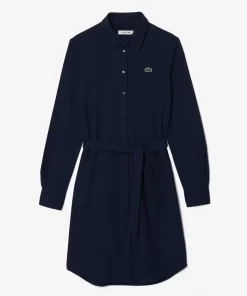 Lacoste Dresses & Skirts-Regular Fit Long Sleeved Pique Dress