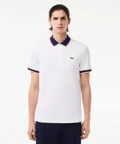 Lacoste Polo Shirts-Regular Fit Polo Shirt With Contrasting Collar