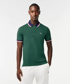 Lacoste Polo Shirts-Regular Fit Polo Shirt With Contrasting Collar