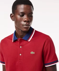 Lacoste Polo Shirts-Regular Fit Polo Shirt With Contrasting Collar