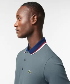 Lacoste Polo Shirts-Regular Fit Polo Shirt With Contrasting Collar