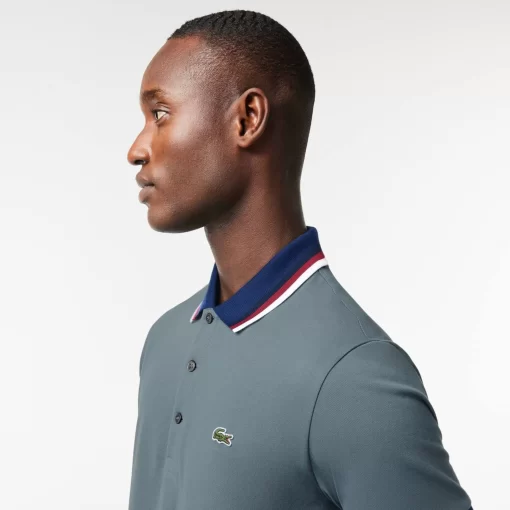 Lacoste Polo Shirts-Regular Fit Polo Shirt With Contrasting Collar