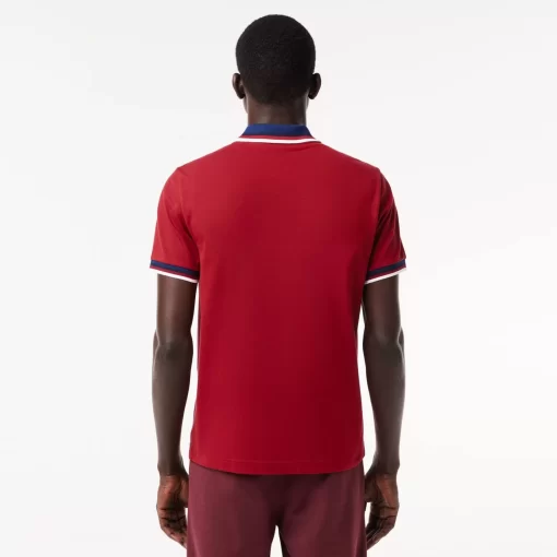 Lacoste Polo Shirts-Regular Fit Polo Shirt With Contrasting Collar