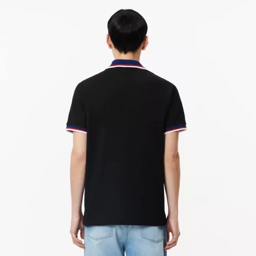 Lacoste Polo Shirts-Regular Fit Polo Shirt With Contrasting Collar